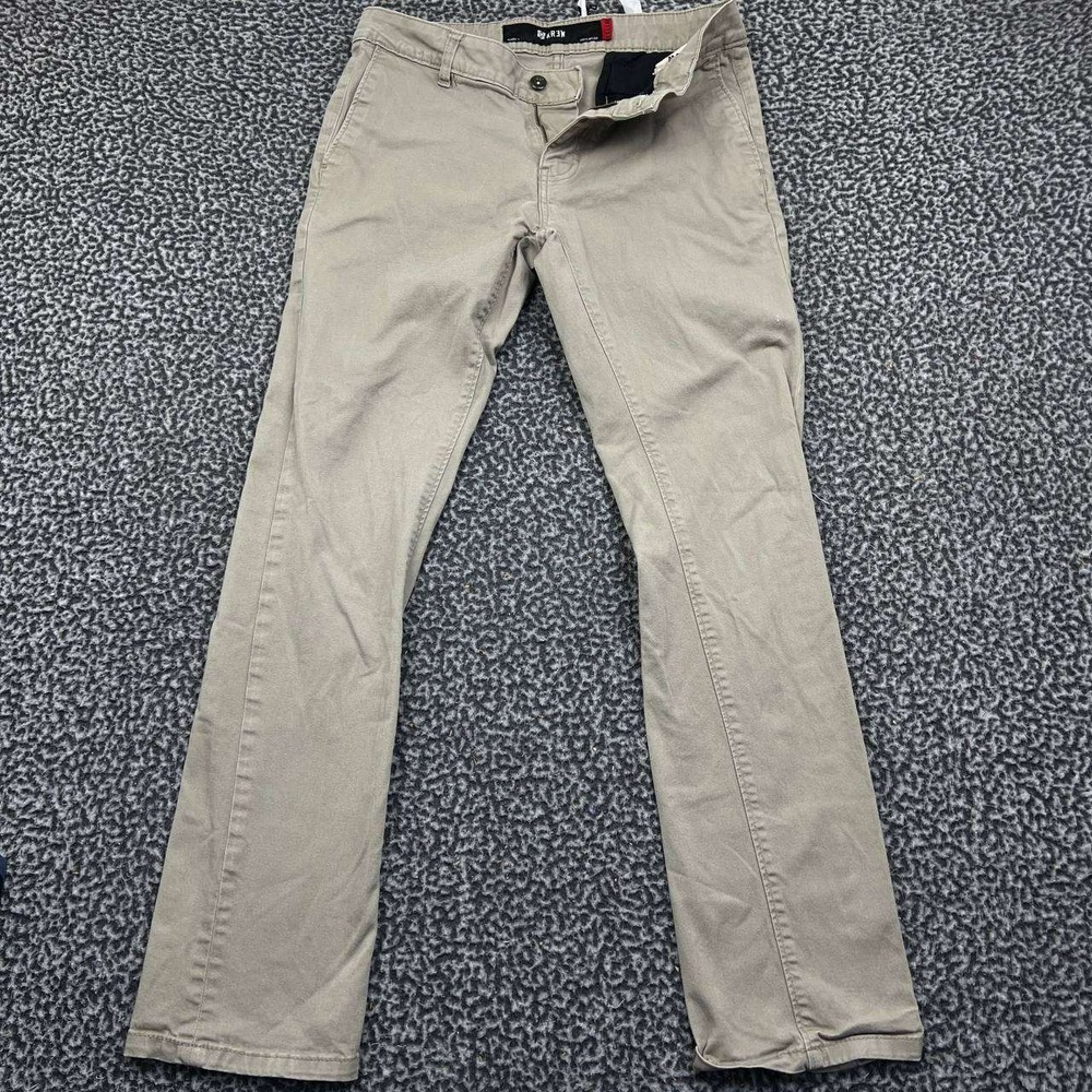 KR3W KSLIM Men 30x30‎ Khaki Chino Pants Slim Fit Tan Trousers Skateboard